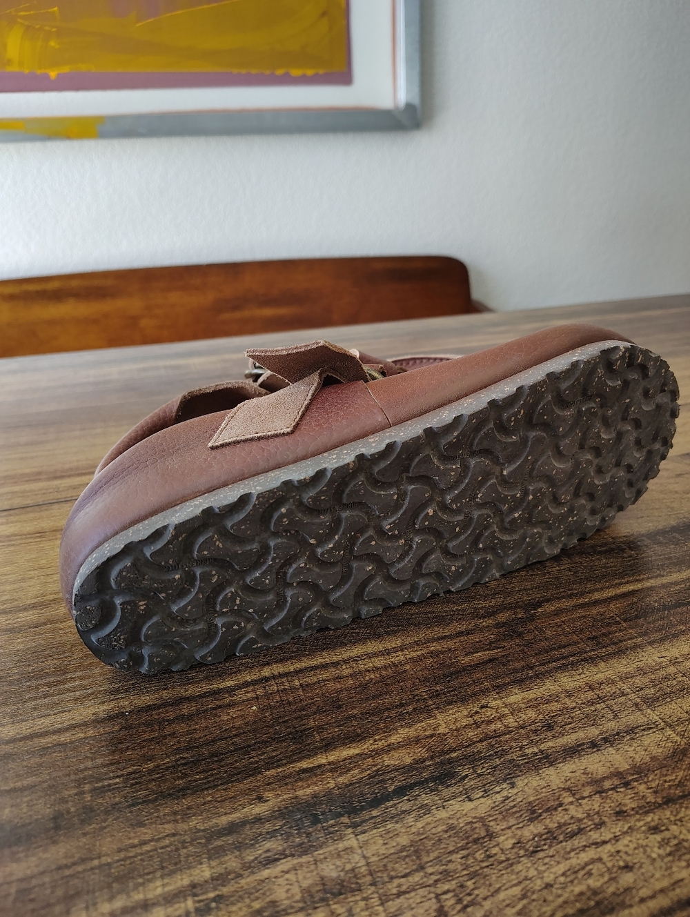 FILSON x BIRKENSTOCK London moccasin Brown leather EU 44 US 11 - Picture 6 of 8